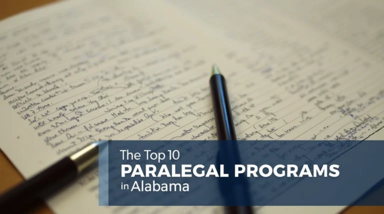 Top 10 Paralegal Programs in Alabama